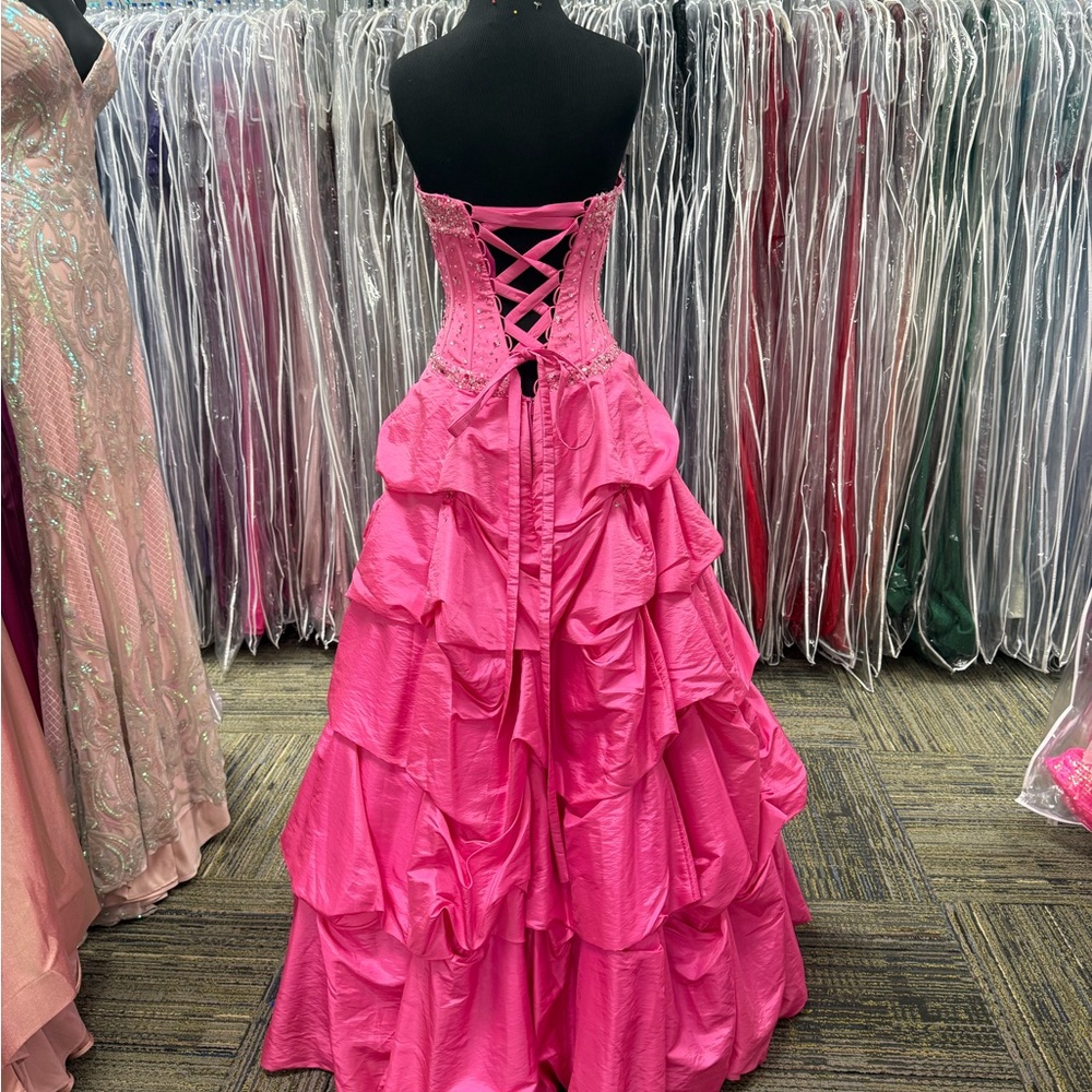 MORI LEE 8615 SZ-4 PINK PROM/FORMAL/SPECIAL OCCASION GOWN - Picture 2 of 5